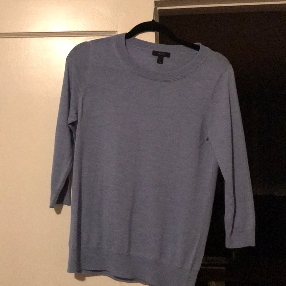 J Crew size small light blue sweater